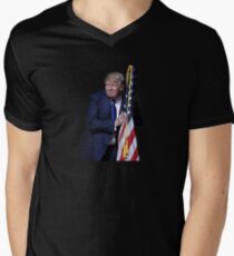America First Men's V-Neck T-Shirt