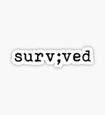 Surv;ved Sticker