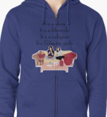 Sudadera con capucha y cremallera Son las chicas Gilmore