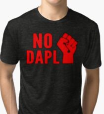 No DAPL! Stop the Pipeline. Tri-blend T-Shirt