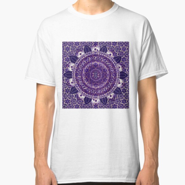 Royal Purple Mandala Classic T-Shirt