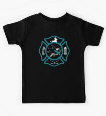 Camiseta para niños San Jose Fire - estilo tiburones