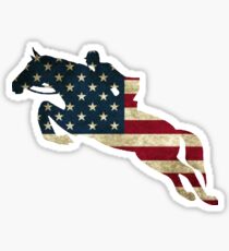 USA Jumping Sticker