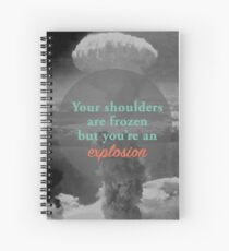 Cuaderno de espiral Eres una Explosión