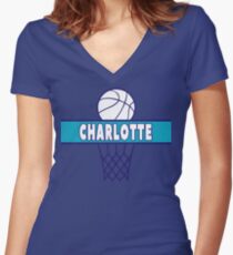 Charlotte Women's Fitted V-Neck T-Shirt