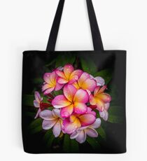 Raindrop Frangipanis Tote Bag