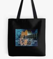 A Worship Leaders Heart Tote Bag