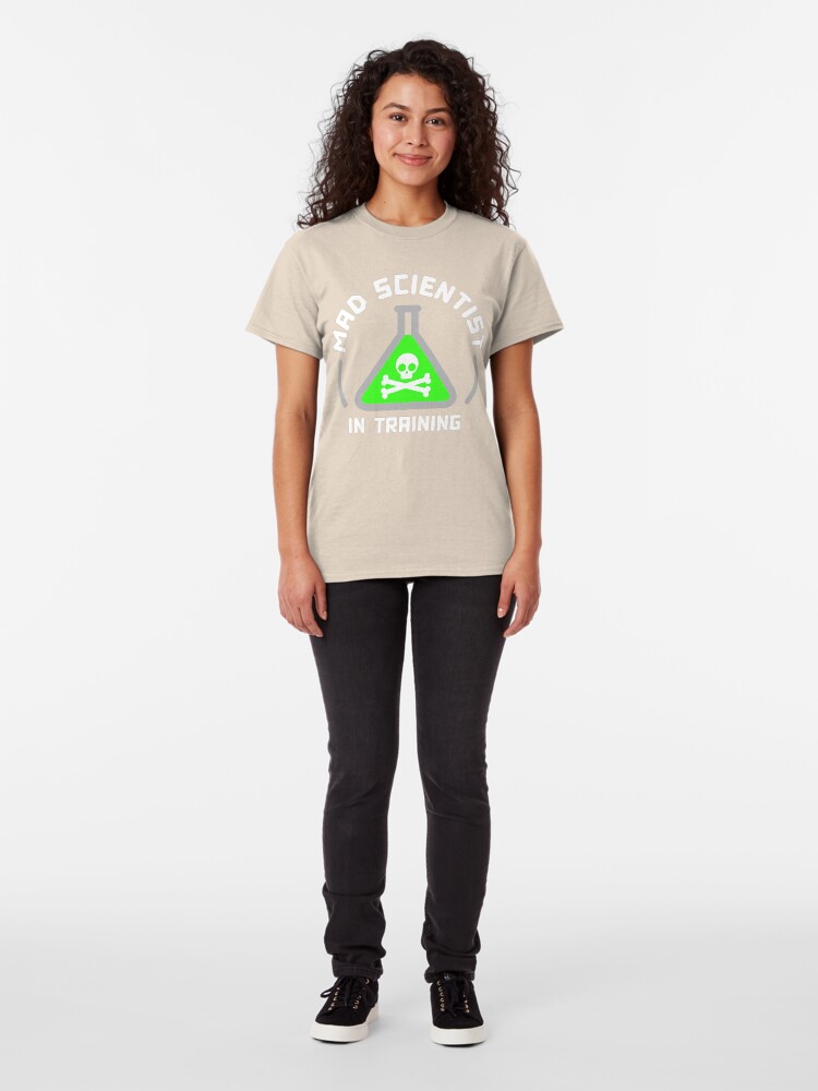Alternate view of Mad Scientist in Training Classic T-Shirt