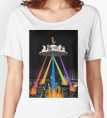 CAT INVADERS Women's Relaxed Fit T-Shirt