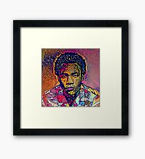 Abstract Because The Internet Framed Print