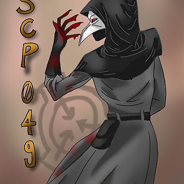 Plague Doctor SCP 049 Fanart Print Poster