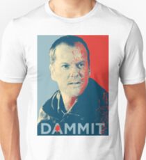 Jack Bauer from 24 in Dammit Unisex T-Shirt