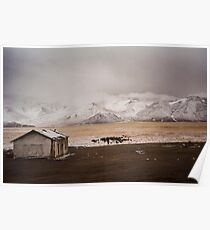 Tajik Mountain Desert Poster