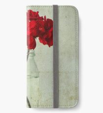 Red Geraniums iPhone Wallet/Case/Skin