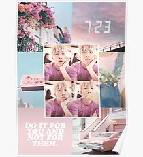 Póster Rap Monster - Pink Edit