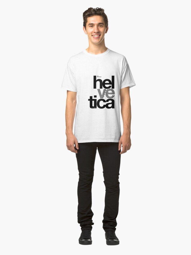 Alternate view of Hel ve tica (b) .... Classic T-Shirt