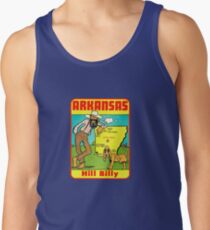 Arkansas State Map Vintage Travel Decal Tank Top