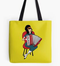 Accordeon girl Tote Bag
