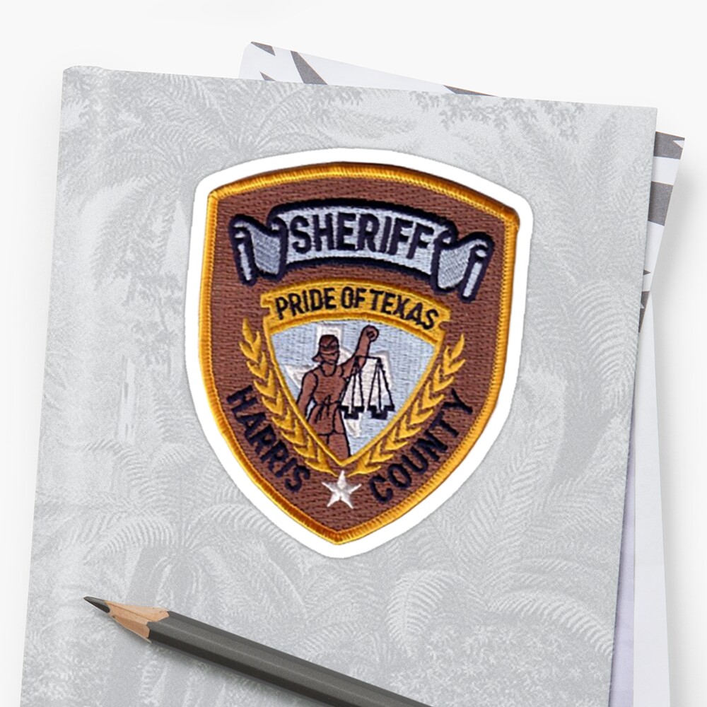 Harris County Sheriff Sticker By Wdalporto Redbubble