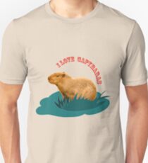 I love capybaras Unisex T-Shirt