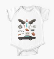 Supernatural Symbols One Piece - Short Sleeve