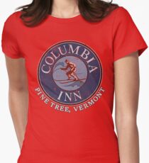 Columbia Inn, Pine Tree Vermont Women's Fitted T-Shirt