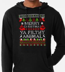 Sudadera con capucha ligera Camiseta de Navidad - Feliz Navidad Ya Filthy Animal