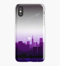Asexual Pride Cityscape iPhone Case