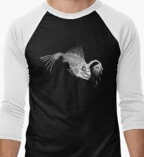 CREEPY FISH - Art By Kev G Men's Baseball ¾ T-Shirt