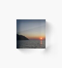 Sunset Acrylic Block