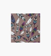 Colorful tribal feathers print. Vector illustration Art Board