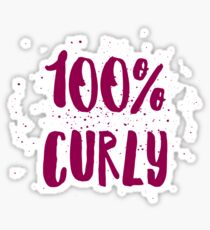 Pegatina Para las chicas rizadas! 100% rizado