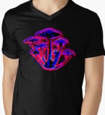 Neon Shrooms Men's V-Neck T-Shirt