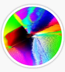 Iridescent Blurred Disk Sticker