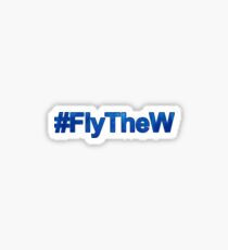 #FlyTheW-small Sticker