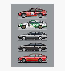 Stack of Alfa Romeo Alfetta GT and GTV6 Photographic Print