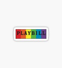 Pride Playbill Sticker