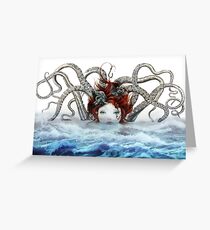 Kracken Greeting Card