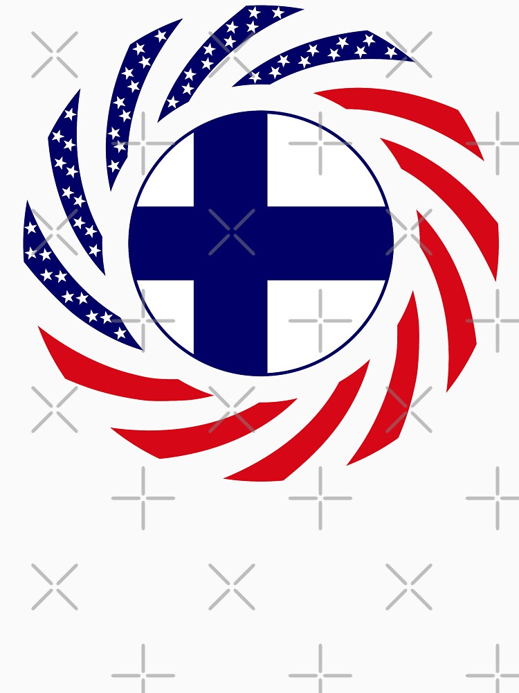 Finnish American Multinational Patriot Flag Series by carbonfibreme