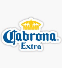 Cabrona Funny Mexican Beer Sticker