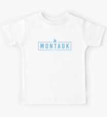 Hipster Montauk with Sailboat Kids Tee