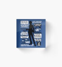 Gintama - Hijikata Toshiro Quotes Acrylic Block