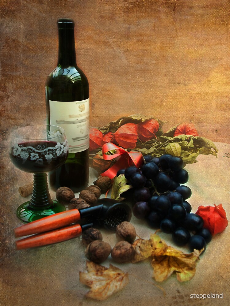 Wine and grapes by steppeland