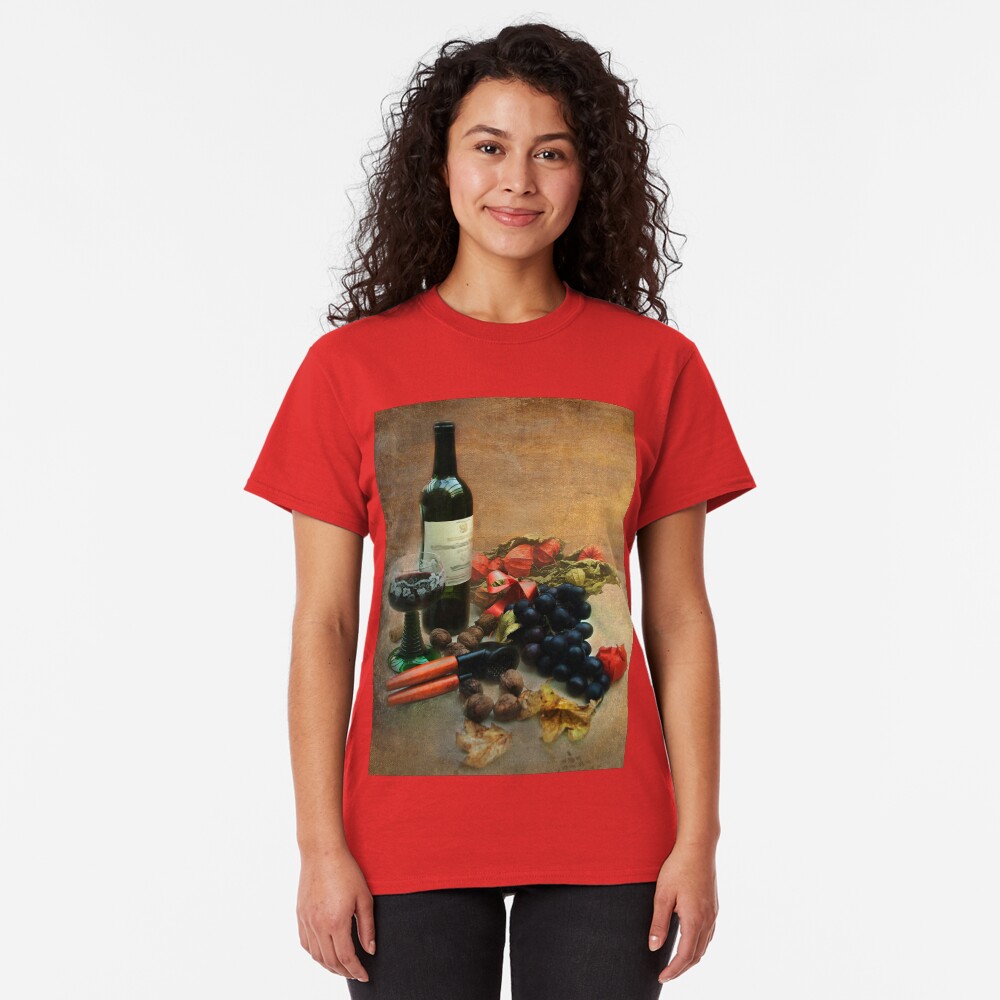 Wine and grapes Classic T-Shirt