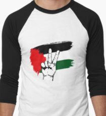 PEACE PALESTINE Men's Baseball ¾ T-Shirt