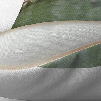 Alternate view of green basis Throw Pillow