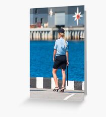 Sexy Guard Greeting Card