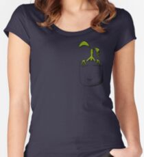 In Pocket Women's Fitted Scoop T-Shirt