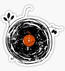 Enchanting Vinyl Records Vintage Sticker