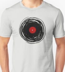 Spinning within with a vinyl record... Unisex T-Shirt
